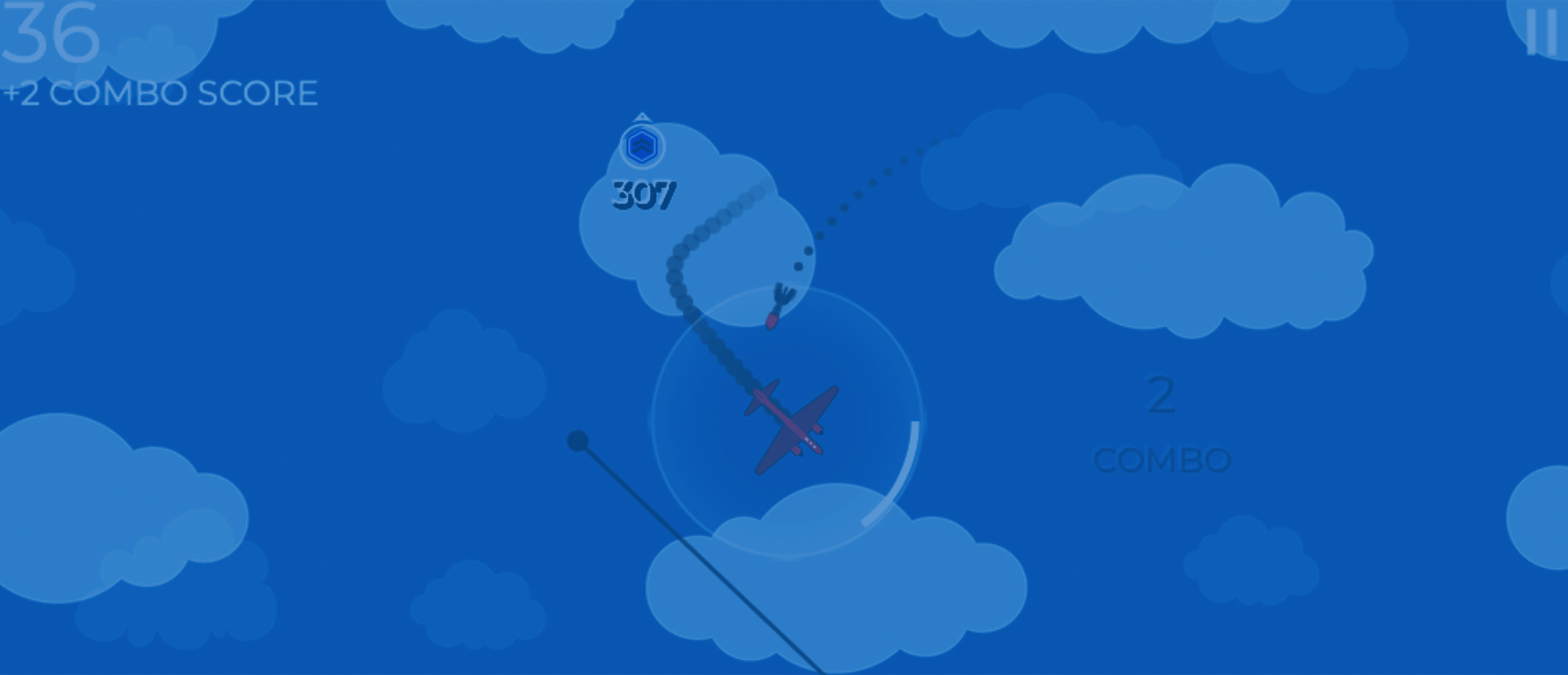 Airplane survival background